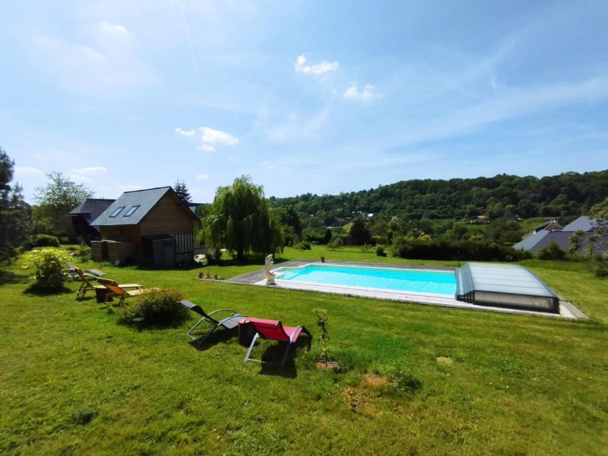 L'Herbe Haute Honfleur Bagian luar foto