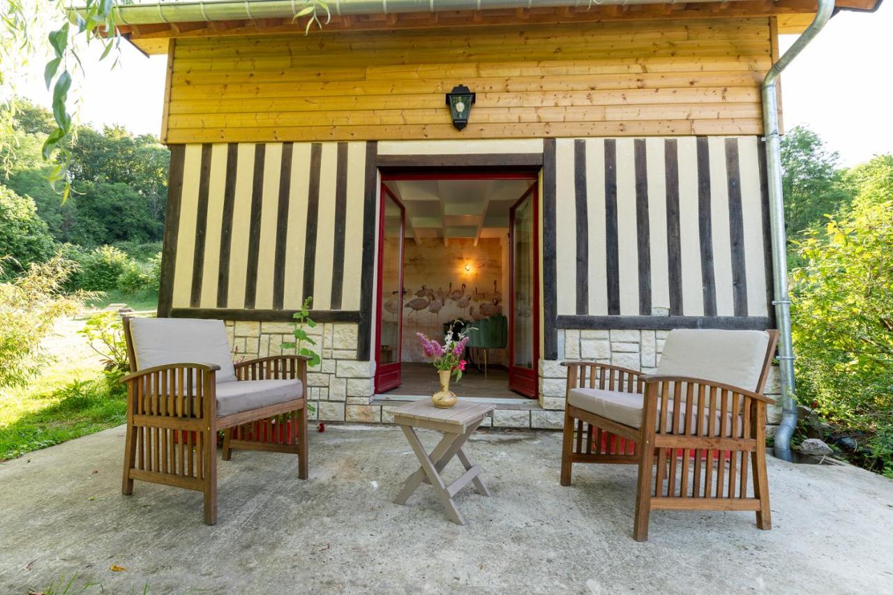 L'Herbe Haute Honfleur Bagian luar foto